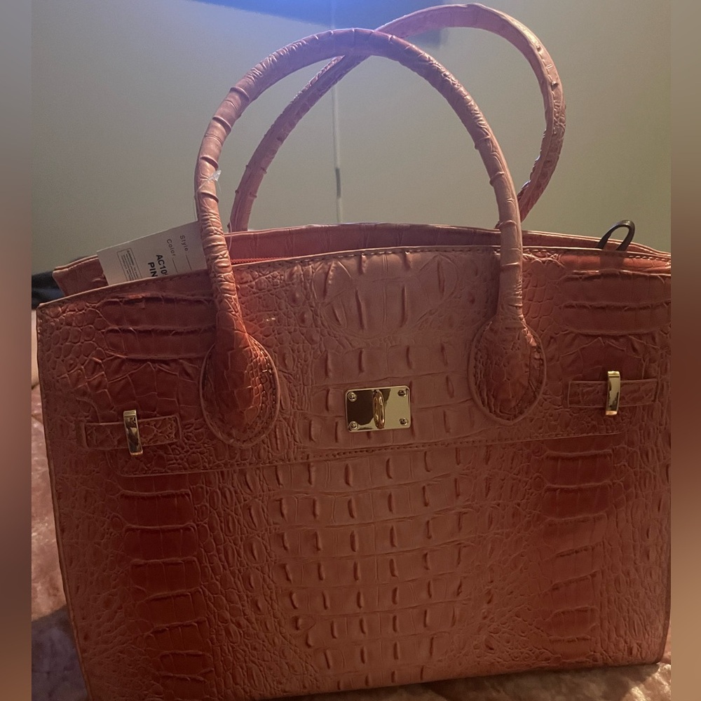Pink purse+wallet